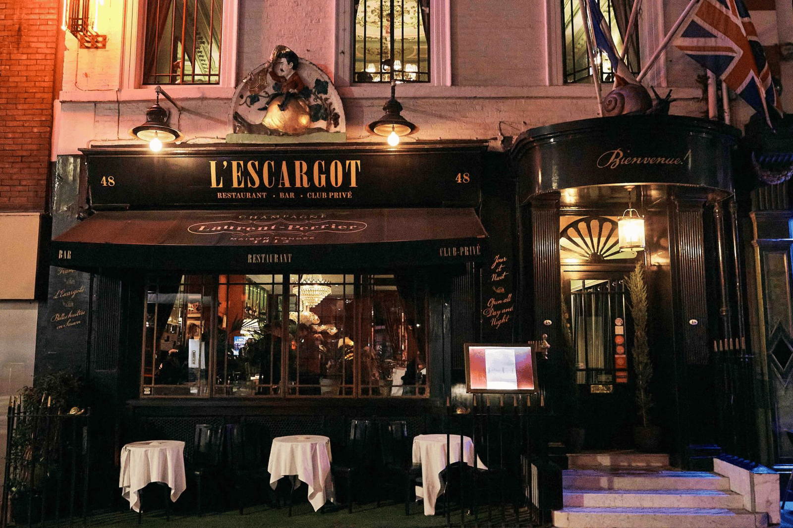 L'Escargot in Soho