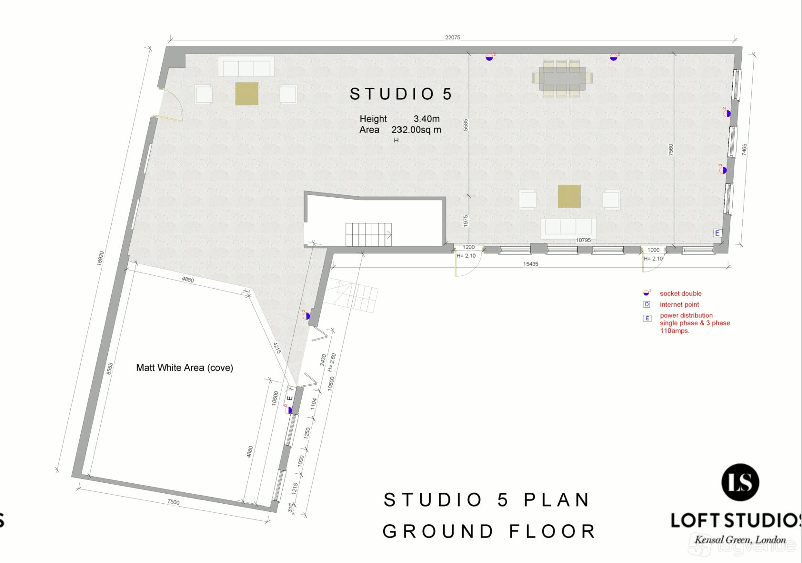 Loft Studios in Willesden Junction