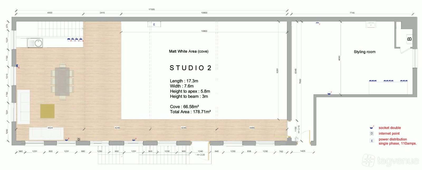 Loft Studios in Willesden Junction