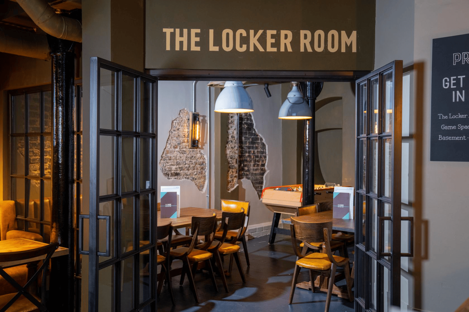 The Locker Room at Bar Kick