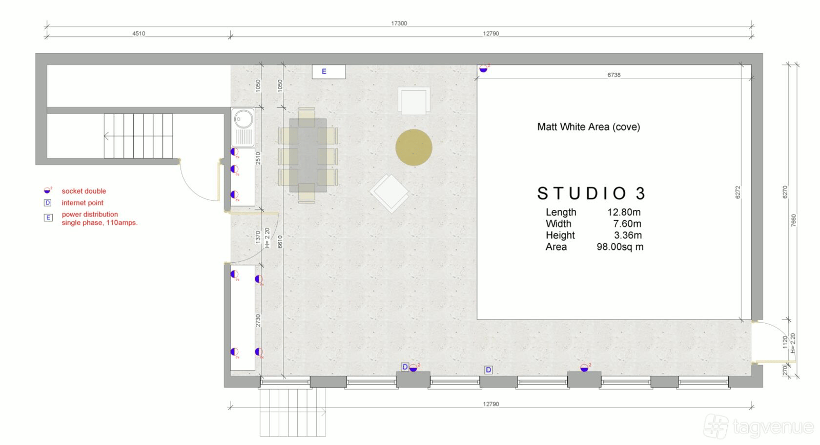 Loft Studios in Willesden Junction