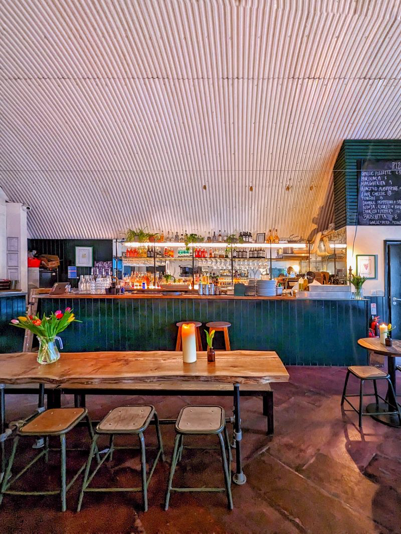 The Bar Area at The Hawk's Nest