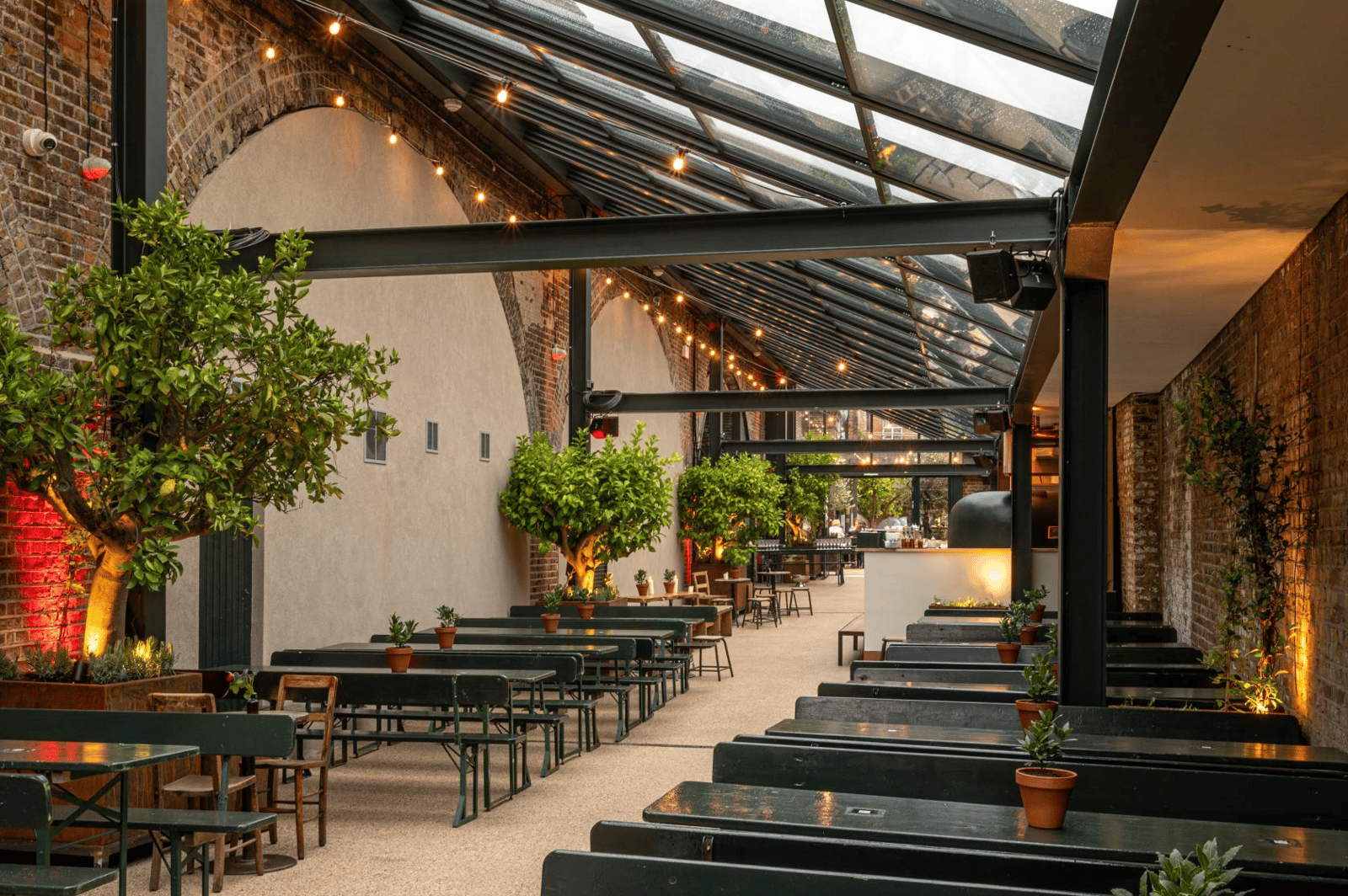 The Courtyard at The Hawk's Nest