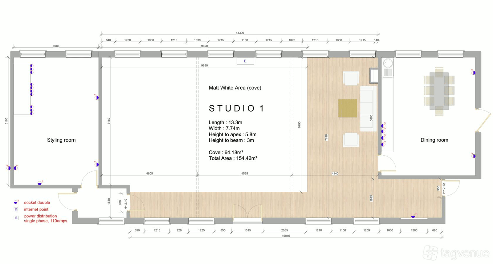 Loft Studios in Willesden Junction