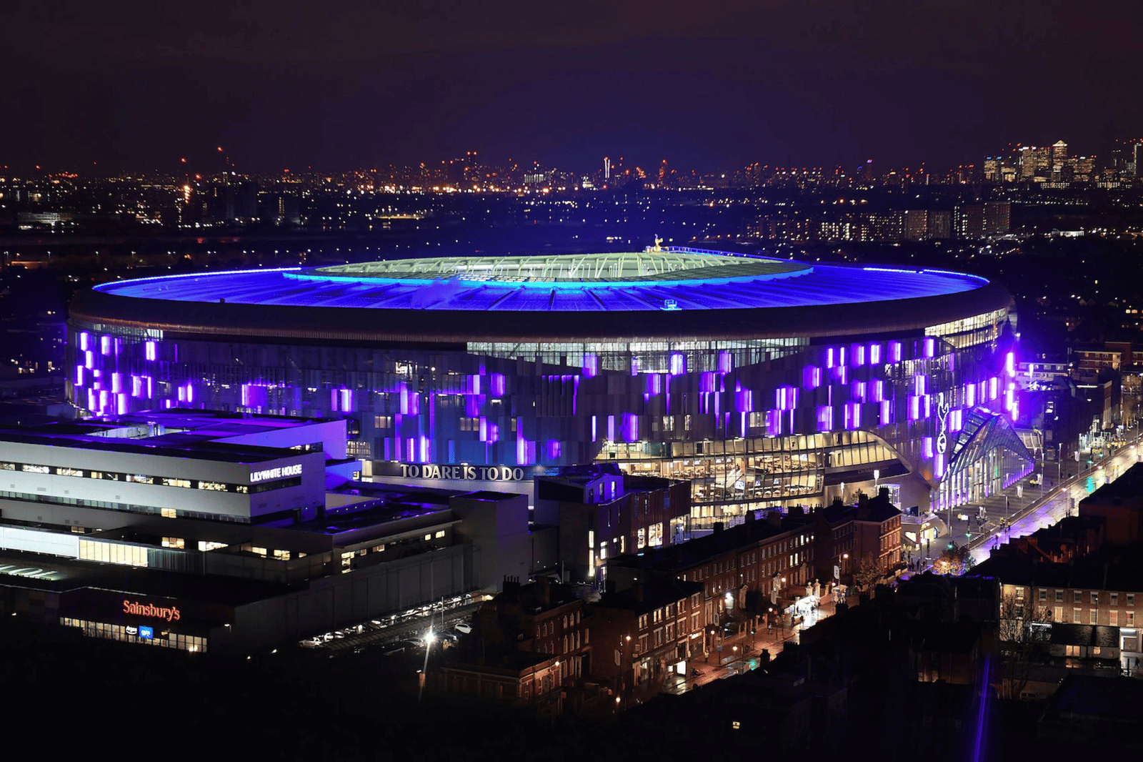 Tottenham Hotspur Stadium in Tottenham